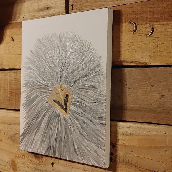 Silkie chicken painting  Help support my chicken farm 🚜 - Picture 5 of 7